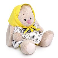 Мягкая игрушка Зайка Ми в платье с косынкой 15 см