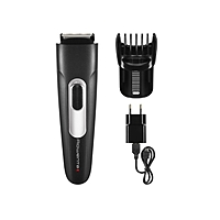 Триммер Rowenta TN2801F4, для бороды/усов, от акб, 1 насадка, чёрный