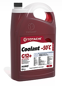 Антифриз Totachi Niro Coolant Red G12+ -50°C 5 кг красный