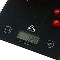 Весы кухонные Luazon LVK-702 Черешня электронные до 7 кг