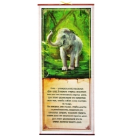 Панно Фэн-шуй "Слон", защита дома 32х77 см