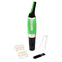 Триммер LuazON LTRI-20 для носа, ушей, бровей, бороды, зелёный, с подсветкой, 1ААА не в комп