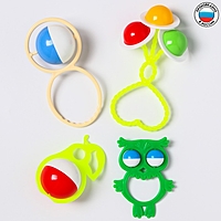 Набор погремушек «Летний сон», 4шт, цвет МИКС