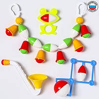 Набор погремушек «Озорной малыш», цвет МИКС