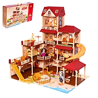 Дом для кукол "Мой милый дом" с куклой 2шт, 388 дет., с аксессуарами