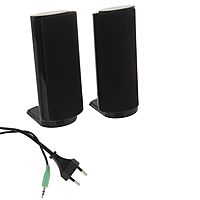 Компьютерные колонки 2.0 Defender SPK-210, 2х2 Вт, 220 В, черные