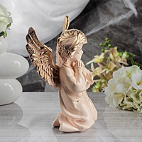 Статуэтка "Ангел с крыльями" бежевая