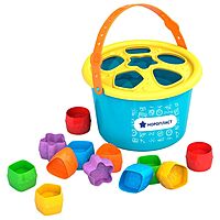 Игрушка дидактическая «Ведро-сортер»