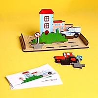 Головоломка. Повтори по образцу "Транспорт"