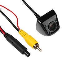 Камера заднего вида, IP68, обзор 130°, 3 Мп, провод 6 м, черный