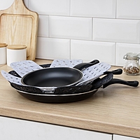 Набор защитных накладок для кастрюль и сковородок «Грэй», 2 шт, 38×38 см