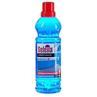 Средство для мытья полов Selena антибактериальное, Морская свежесть, 1 л