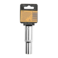 Головка торцевая шестигранная удлиненная TUNDRA, под квадрат 1/2", 13 мм, CrV
