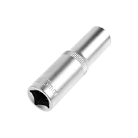 Головка торцевая шестигранная удлиненная TUNDRA, под квадрат 1/2", 13 мм, CrV