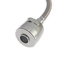 Смеситель для кухни ZEIN Z2390, гибкий излив, картридж керамика 40 мм, нерж. сталь, сатин