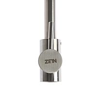 Смеситель для кухни ZEIN Z2386, однорычажный, картридж керамика 40 мм, нерж. сталь, сатин