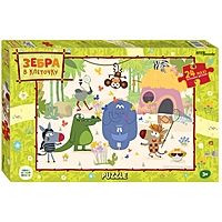 Макси-пазл Зебра в клеточку 24 элемента