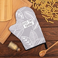 Варежка-прихватка "Ease" 20х28см,саржа, 100% х/л, ватин 250г/м2