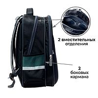 Рюкзак каркасный школьный Calligrata Красная тачка 39х30х14