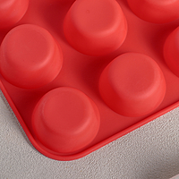 Форма для выпечки "Круг", 12 ячеек, цвета МИКС