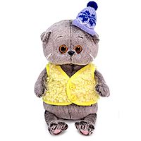 Мягкая игрушка Басик Baby в меховом жилете 20 см ВВ-090