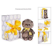 Мягкая игрушка Басик Baby в меховом жилете 20 см ВВ-090