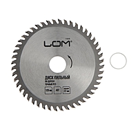 Диск пильный по дереву LOM, точный рез, 125 х 22 мм, 48 зубьев