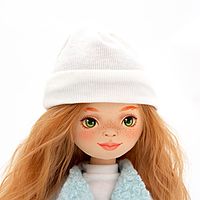 Кукла мягкая Sunny в пальто мятного цвета 32 см