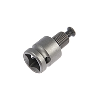 Адаптер для гайковерта ТУНДРА, CrV, с квадрата 1/2" на резьбу 1/2", длина 35 мм