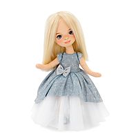 Кукла мягкая Mia в голубом платье 32 см серия Вечерний шик