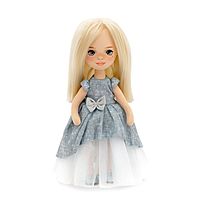 Кукла мягкая Mia в голубом платье 32 см серия Вечерний шик