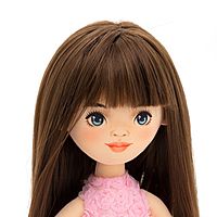 Кукла мягкая Sophie в розовом платье с розочками 32 см