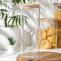 Банка для сыпучих продуктов «Эко», 1,9 л, 10×28,5 см