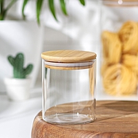 Банка для сыпучих продуктов «Эко», 450 мл, 8,5×10,5 см