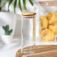 Банка для сыпучих продуктов «Эко», 300 мл, 5,5×15,5 см