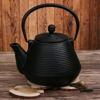 Чайник «Атьяф», 1 л, с ситом, цвет чёрный