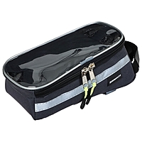 Велосумка Graffiti на раму увеличенная, цвет серый