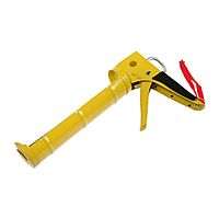 Пистолет для герметика TUNDRA, полуоткрытый, зубчатый шток, 225 мм