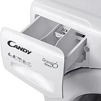 Стиральная машина Candy MCS4 1062D1/2-07, класс A+, 1000 об/мин, до 6 кг, белая с черным