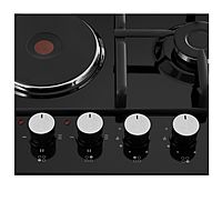Варочная поверхность MAUNFELD EEHE.64.5EB/KG, комбинированная, 4 конфорки, чёрная