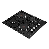 Варочная поверхность MAUNFELD EEHE.64.5EB/KG, комбинированная, 4 конфорки, чёрная