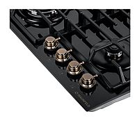 Варочная поверхность MAUNFELD EGHG.64.63CB.R/G, газовая, 4 конфорки, чёрная