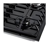 Варочная поверхность MAUNFELD EGHG.64.63CB.R/G, газовая, 4 конфорки, чёрная