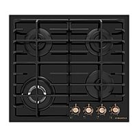 Варочная поверхность MAUNFELD EGHG.64.63CB.R/G, газовая, 4 конфорки, чёрная