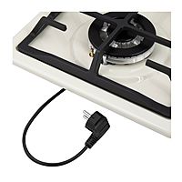 Варочная поверхность MAUNFELD EGHE.32.63CBG/G, газовая, 2 конфорки, бежевая