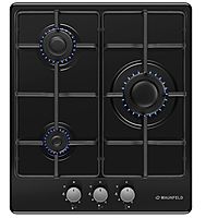 Варочная поверхность MAUNFELD EGHE.43.3STS-EB, газовая, 3 конфорки, чёрная