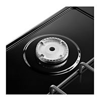 Варочная поверхность MAUNFELD EGHE.43.3STS-EB, газовая, 3 конфорки, чёрная