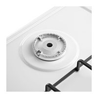 Варочная поверхность MAUNFELD EGHE.43.3STS-EW, газовая, 3 конфорки, белая