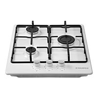 Варочная поверхность MAUNFELD EGHE.43.3STS-EW, газовая, 3 конфорки, белая