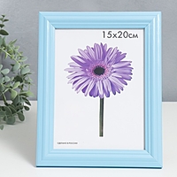Фоторамка дерево Linda 15х20 см голубая
